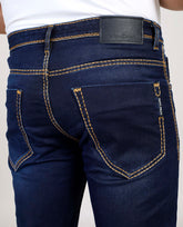 FS 127 Flying Shark Dark Indigo Heavy Stitch Denim Jeans